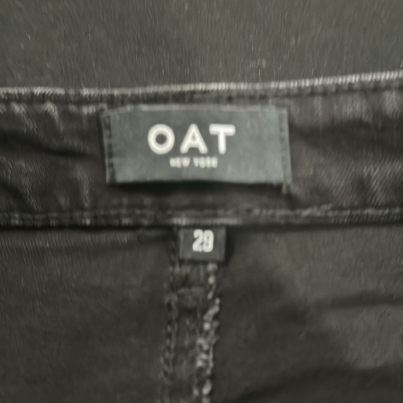 O A T New York high-rise sailor, skinny black jeans, size 29 new with tag - Picture 6 of 8